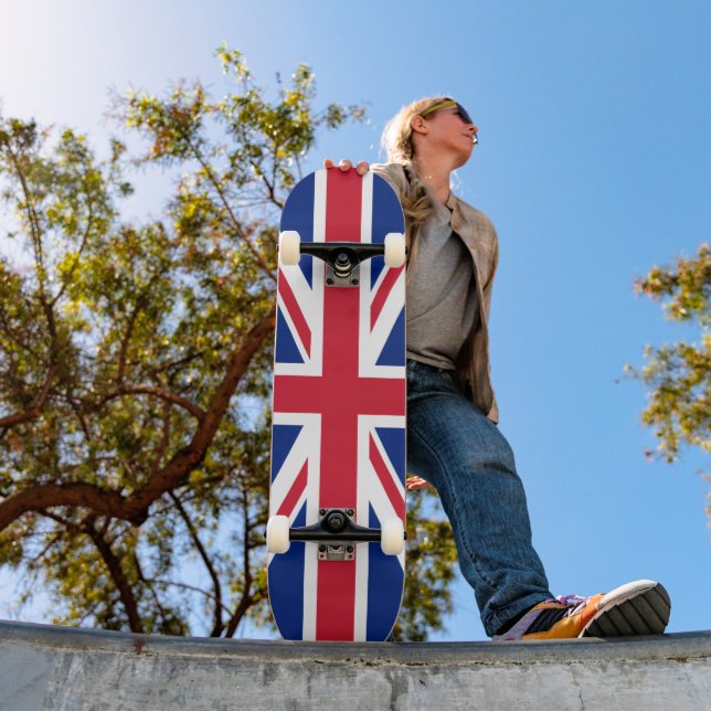 Union Jack National Flagga of United Kingdom Engla Mini Skateboard Bräda 18,5 Cm (Utomhus 1)