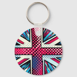Union jack-nyckelring nyckelring