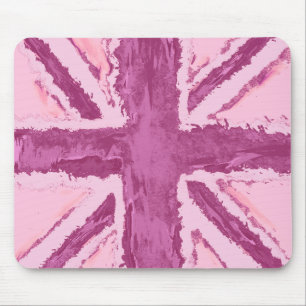 Union Jack Paated UK Art Plum Musmatta