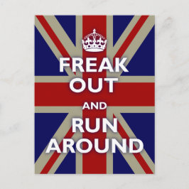 Union Jack Parody Vykort
