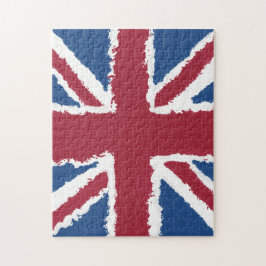 Union Jack Payed Artwork av Heva Weva Pussel