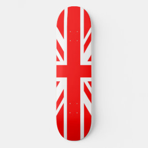 Union Jack Red Old School Skateboard Bräda 21,6 Cm