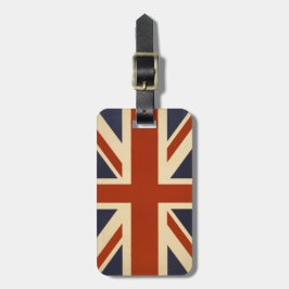 Union Jack Retro Bagagebricka