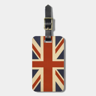 Union Jack Retro Bagagebricka