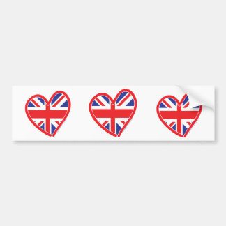 Union Jack Royal Heart Bildekal