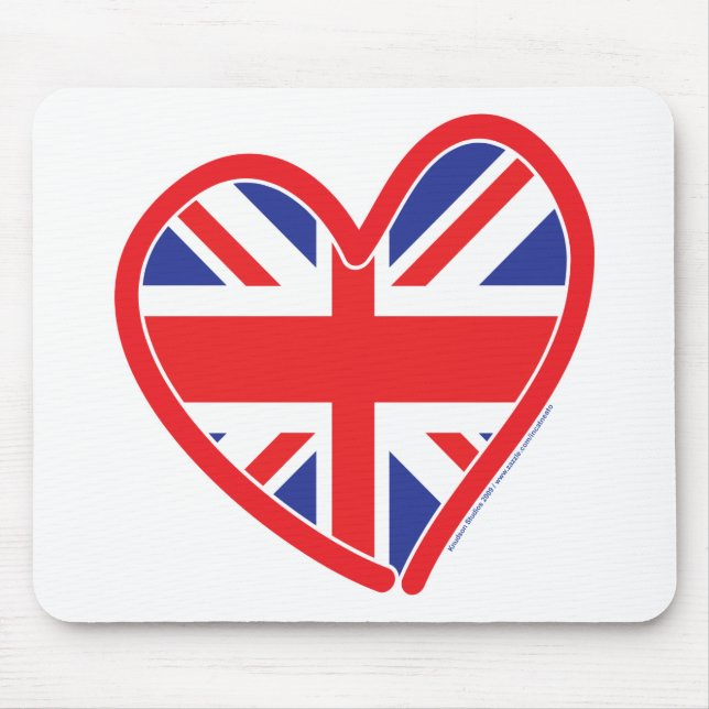 Union Jack Royal Heart Musmatta (Framsidan)