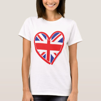 Union Jack Royal Heart T Shirt