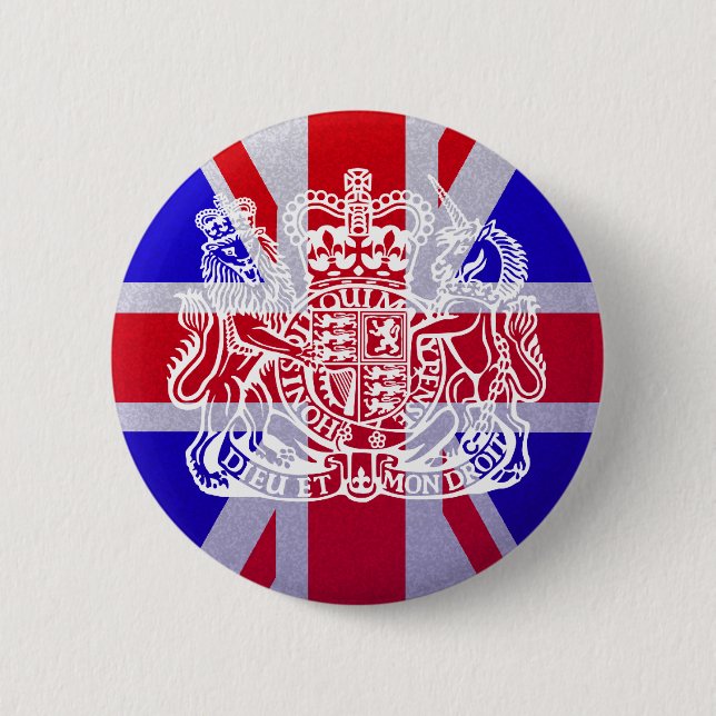 Union Jack & Seal Knapp (Framsida)