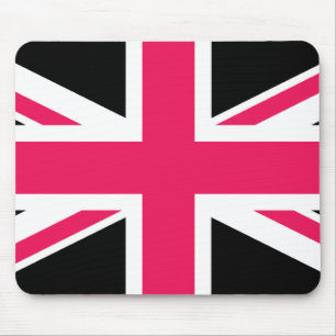 Union Jack ~ Shock rosa Black and White Musmatta