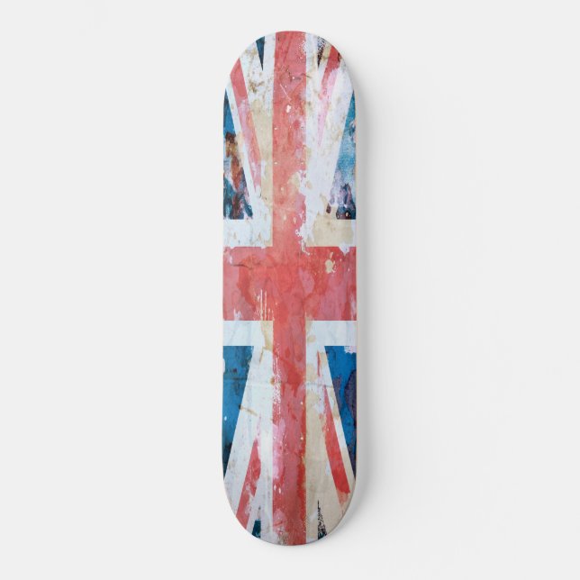 Union Jack Skateboard Bräda 20 Cm (Framsida)