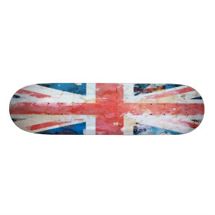 Union Jack Skateboard Bräda 20 Cm