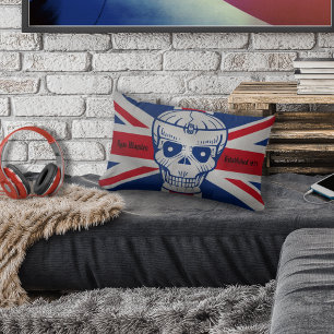 Union Jack Skull Dekorativ kudde