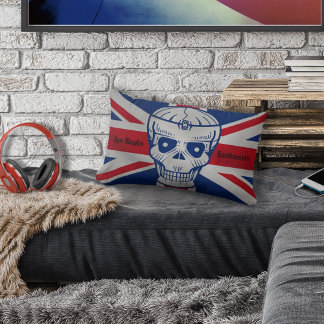Union Jack Skull Dekorativ kudde