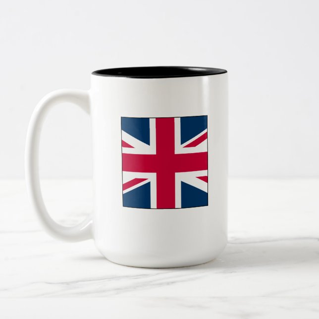 Union Jack Small Two Tone 15 oz. Mug Två-Tonad Mugg (Vänster)