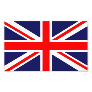 Union Jack - Storbritanniens flagga Fototryck