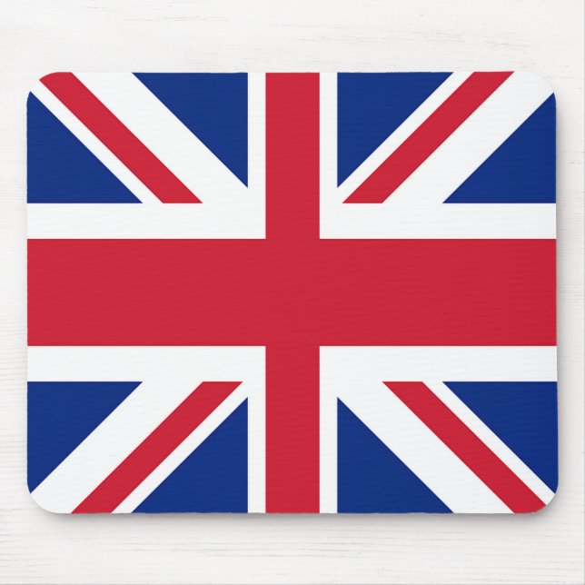 Union Jack - Storbritanniens flagga Musmatta (Framsidan)