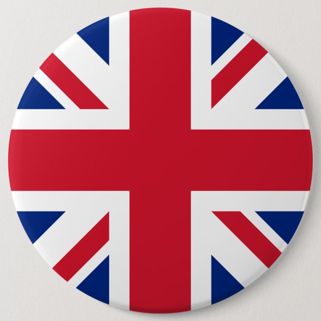 Union Jack Storbritanniens nationsflagga England Knapp (Framsida)