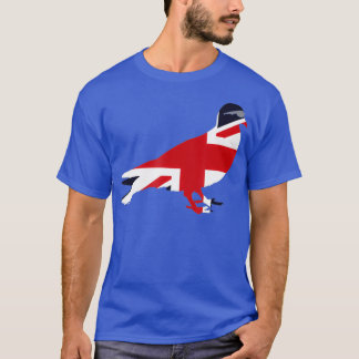 Union Jack Sunglasses Pigeon Bird British Flagga T Shirt
