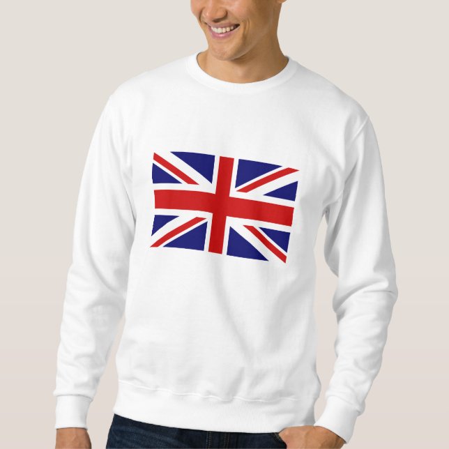 Union Jack sweaters Lång Ärmad Tröja (Framsida)