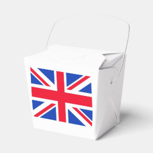 Union Jack Takeaway Favor Box Presentaskar