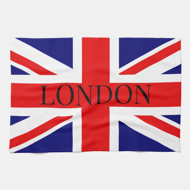 Union Jack the British Flagga London Kökshandduk (Horisontell)