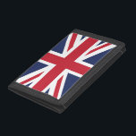 Union Jack Trifold Nylon Wallet<br><div class="desc">Den normala flagga för Förenade kungariket är Union Jack. Flagga innehåller rött och vitt kor mot blå bakgrund som kombinerar tre andra flaggor av Underbara Storbritannien - det röda korna av Saint George i England, det vita korna av Saint Andrew for Scotland och det röda korna Saint patrick för Irland....</div>