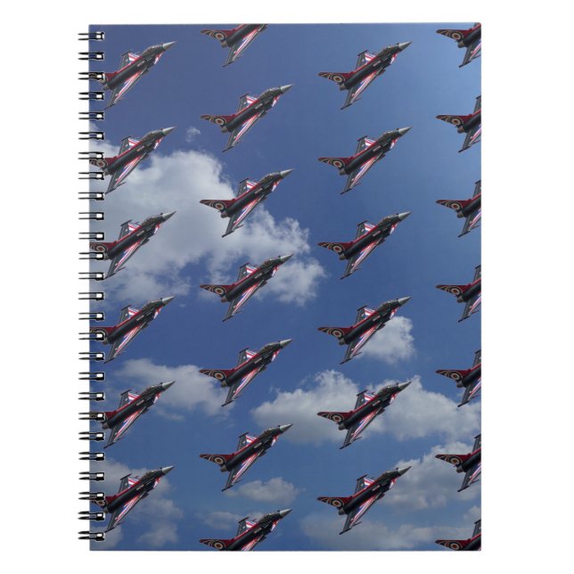 Union Jack Typhoon Anteckningsbok (Framsidan)