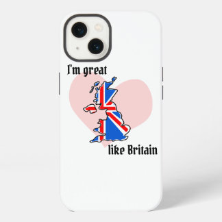 Union Jack UK British design med Heart