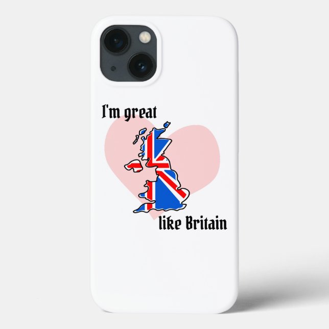Union Jack UK British design med Heart (Baksida)