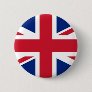 Union Jack UK Button Knapp