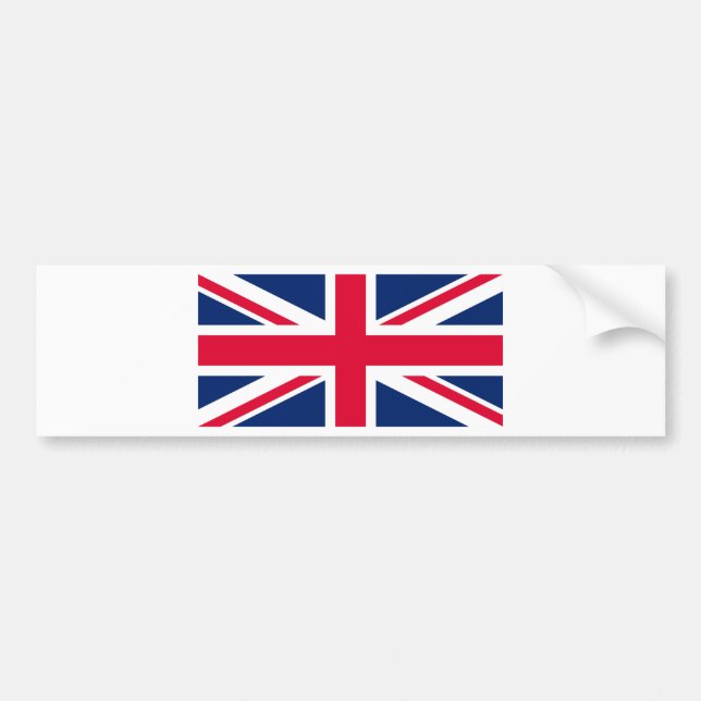 Union Jack - UK Flagga Bildekal (Framsidan)
