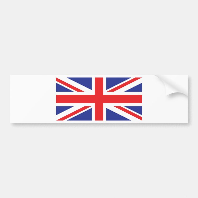 Union Jack UK Flagga Bildekal (Framsidan)