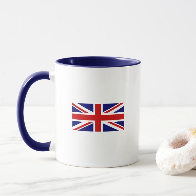 Union Jack UK Flagga Coffee Mugg (Med munk)