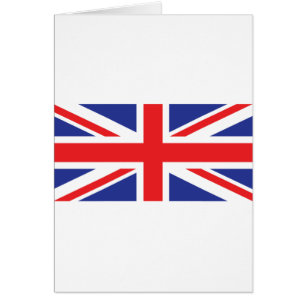 Union Jack UK Flagga Hälsningskort