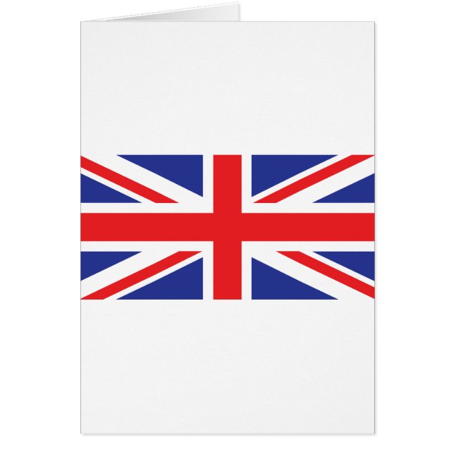 Union Jack UK Flagga Hälsningskort (Framsidan)
