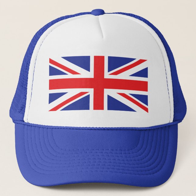 Union Jack UK Flagga Keps (Framsida)