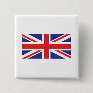 Union Jack UK Flagga Knapp