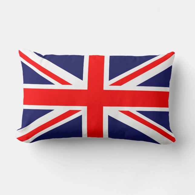 Union Jack - UK Flagga Lumbarkudde (Framsida)