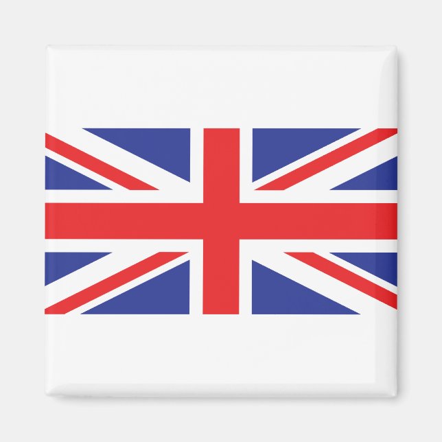 Union Jack UK Flagga Magnet (Framsidan)