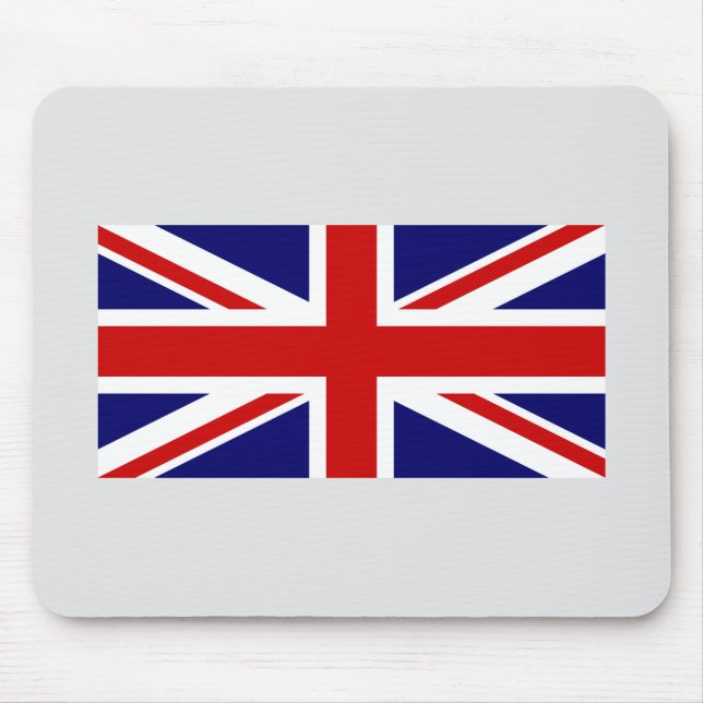 Union Jack UK Flagga Mouse Pad Musmatta (Framsidan)