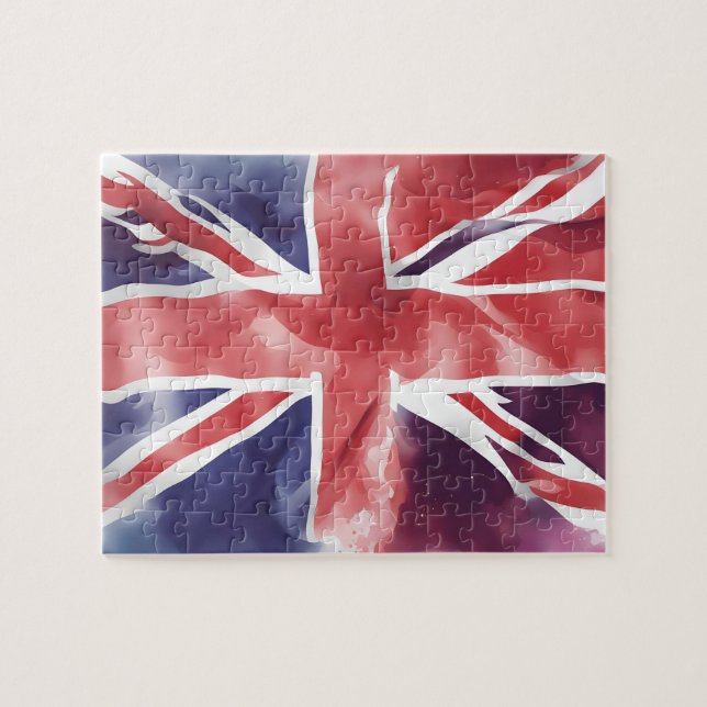 Union Jack UK Flagga Pussel (Horisontell)