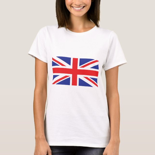 Union Jack UK Flagga T-shirt (Framsida)