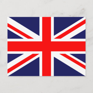 Union Jack - UK Flagga Vykort