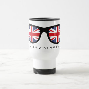 Union Jack UK Shades anpassningsbar mugg