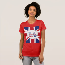 UNION JACK Underbar Britain Alltid Underbar Red BR T Shirt