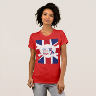 UNION JACK Underbar Britain Alltid Underbar Red BR T Shirt