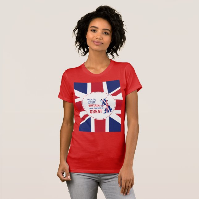 UNION JACK Underbar Britain Alltid Underbar Red BR T Shirt (Hel framsida)