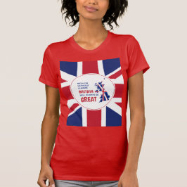 UNION JACK Underbar Britain Alltid Underbar Red BR T Shirt