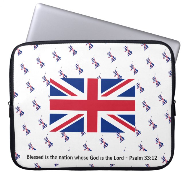 UNION JACK UNDERBAR BRITAIN UK Christan Laptop Fodral (Framsidan)