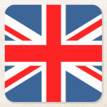 Union Jack Underlägg Papper Kvadrat<br><div class="desc">Union Jack underlägg</div>